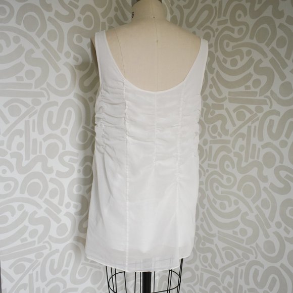 COS Ruched Linen Blouse - Picture 3 of 8